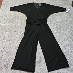 NWT MSK Black Wide-Leg Jumpsuit - Petite XL